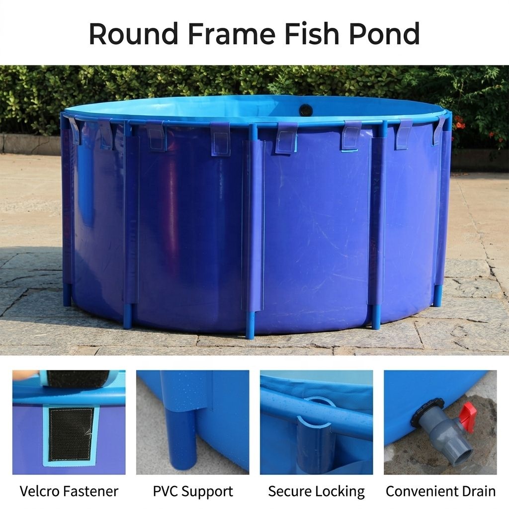 Duurzame PVC viskweekvijver, v - Farm Pond Liner recensie en prijs