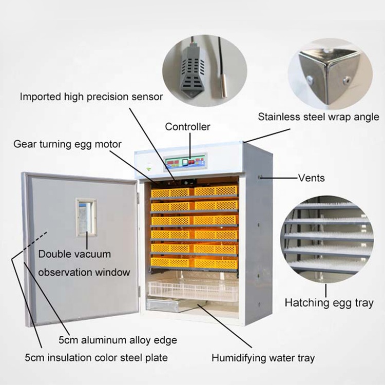 Volledig automatische broedmac - Poultry Incubator recensie en prijs